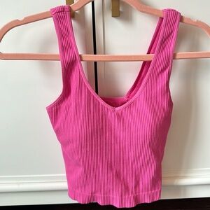 really cute hot pink tank top